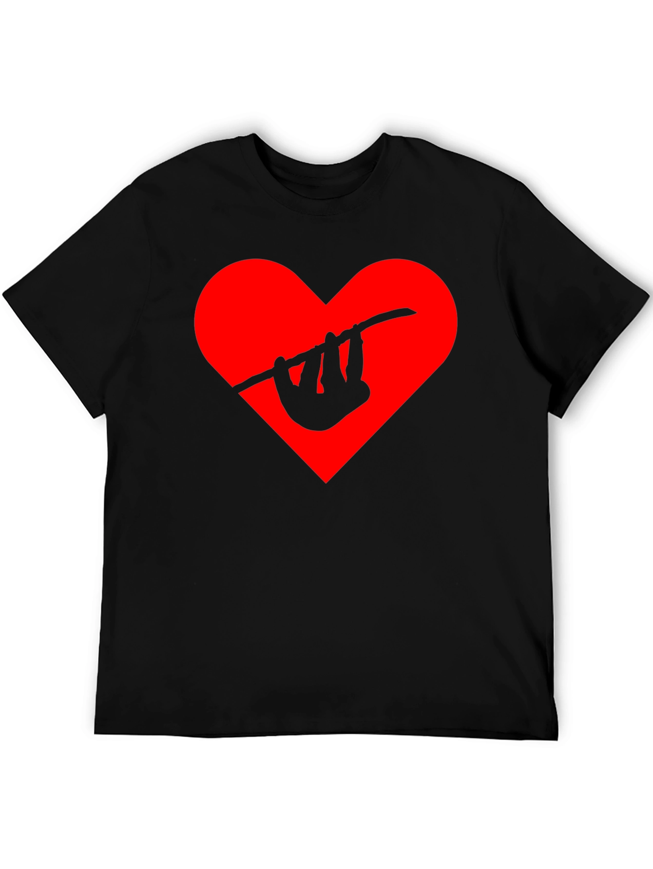 Sloth Heart Graphic Tee - Hang in There!