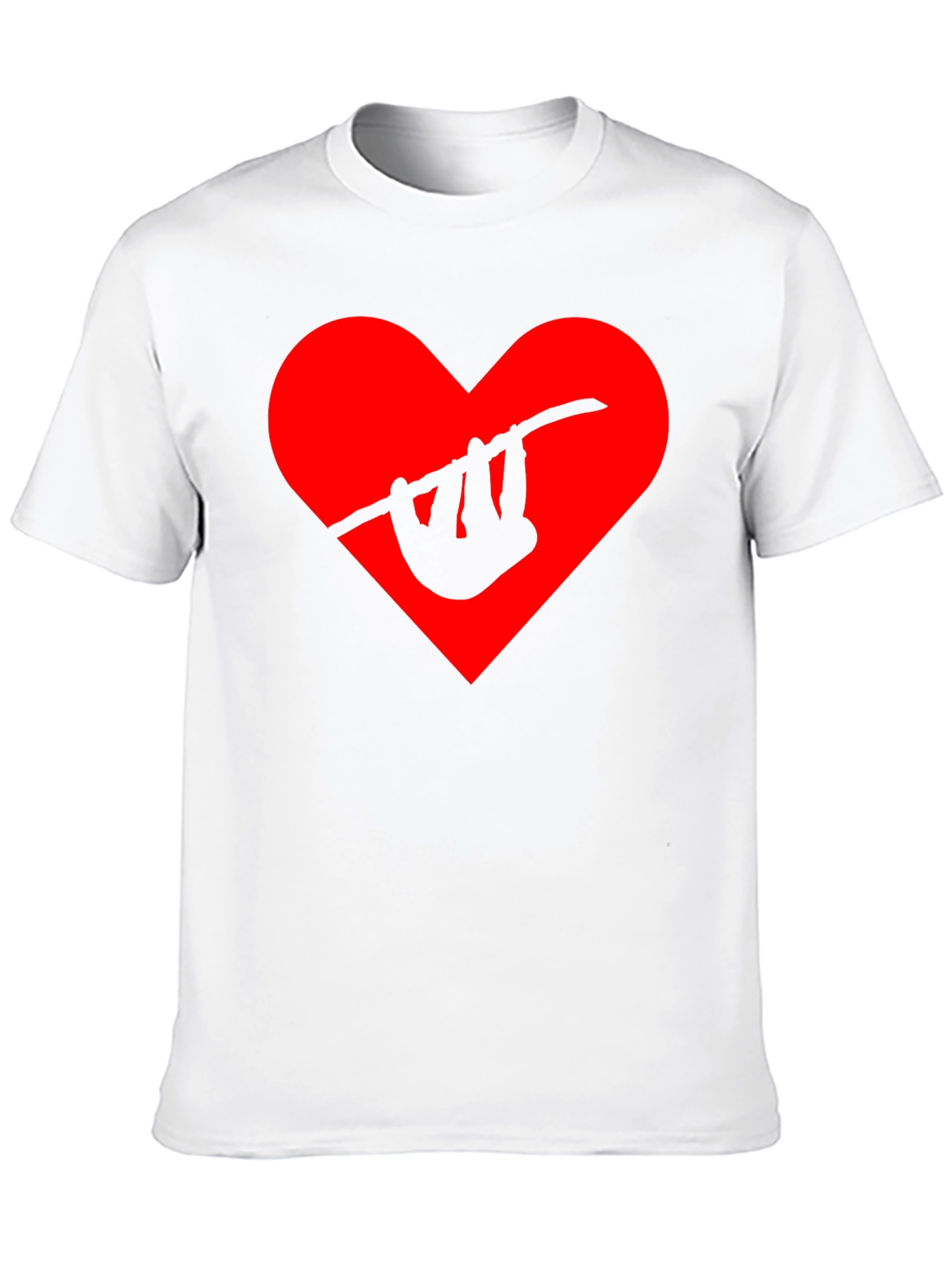 Sloth Heart Graphic Tee - Hang in There!