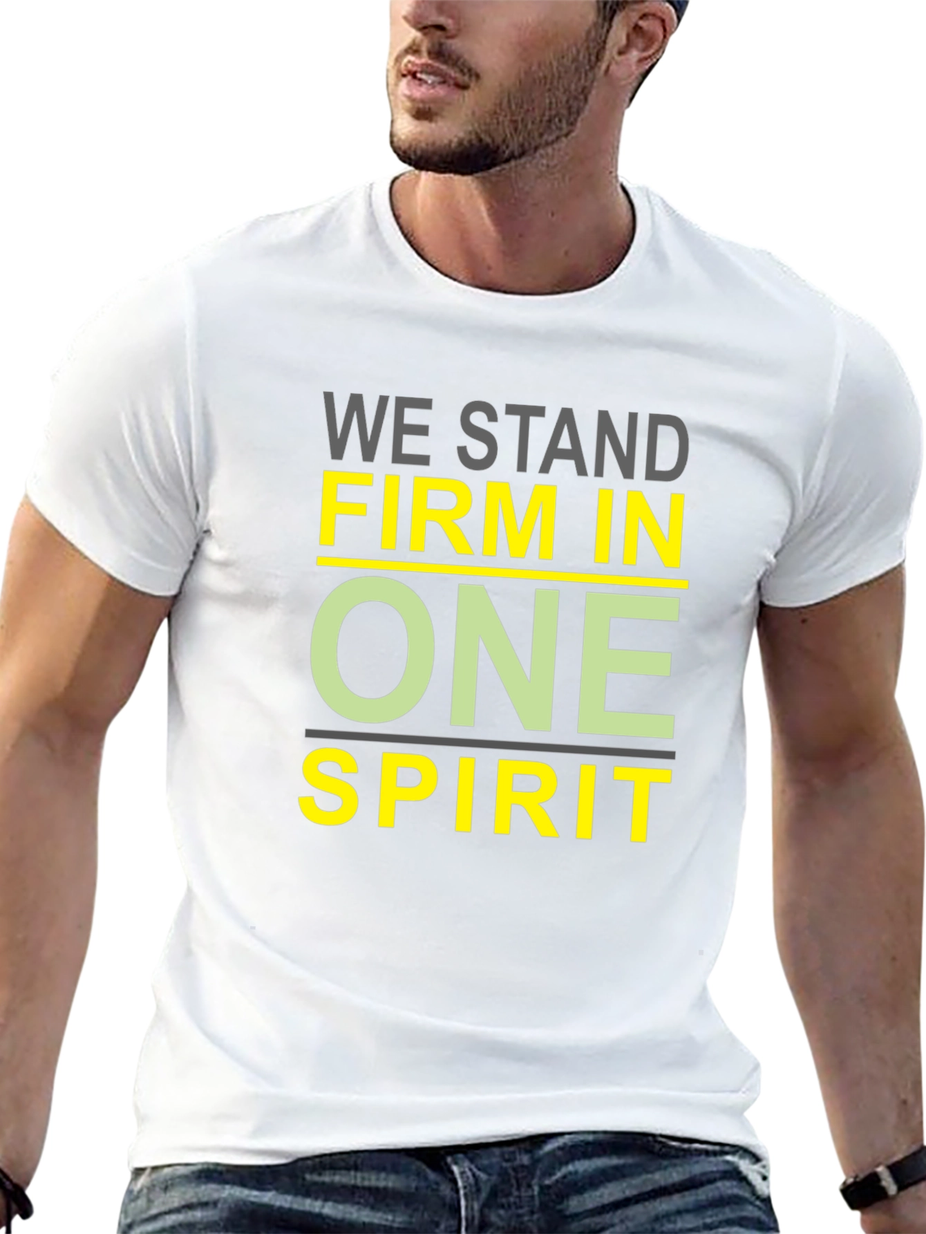 We Stand Firm In One Spirit Graphic Tee