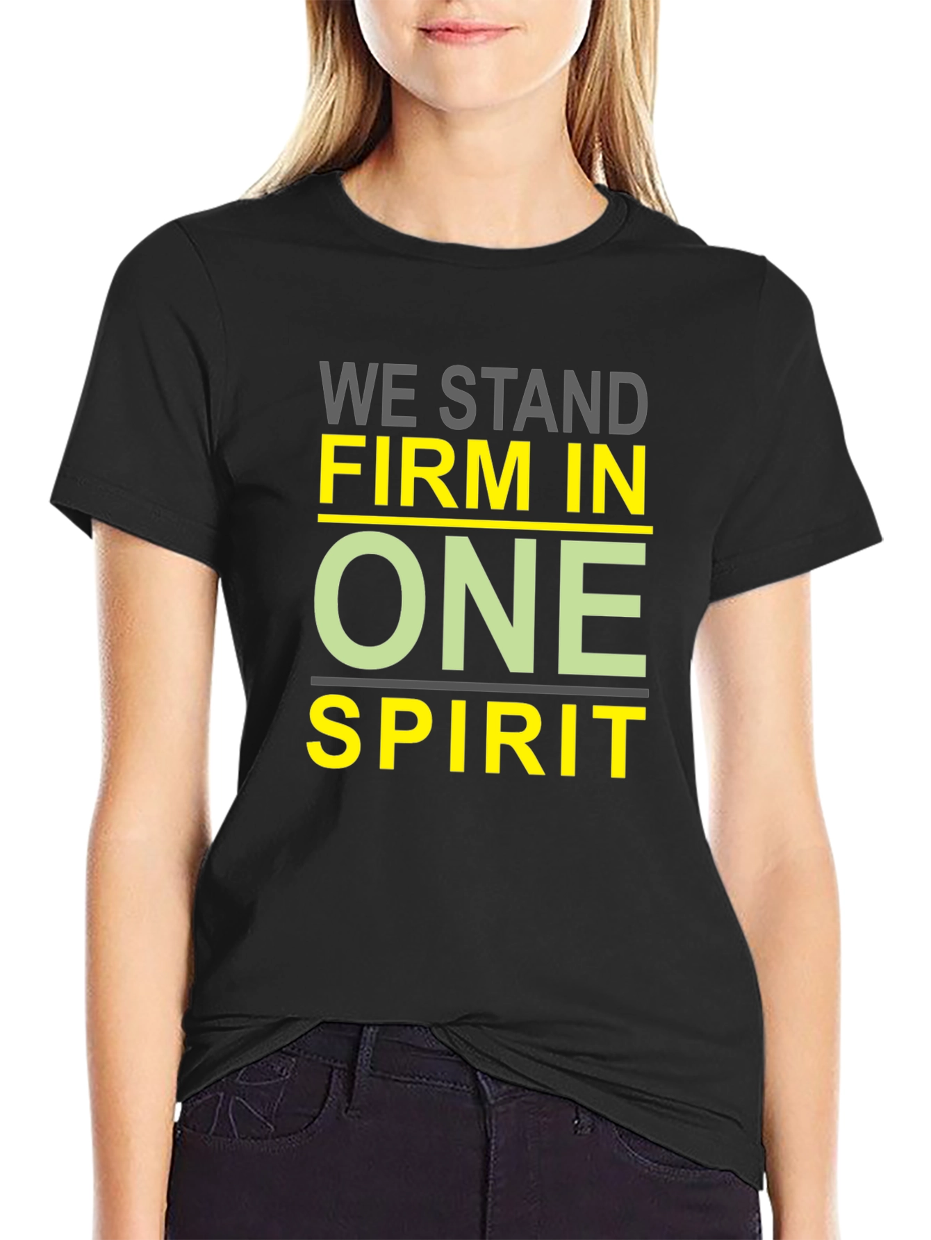 We Stand Firm In One Spirit Graphic Tee