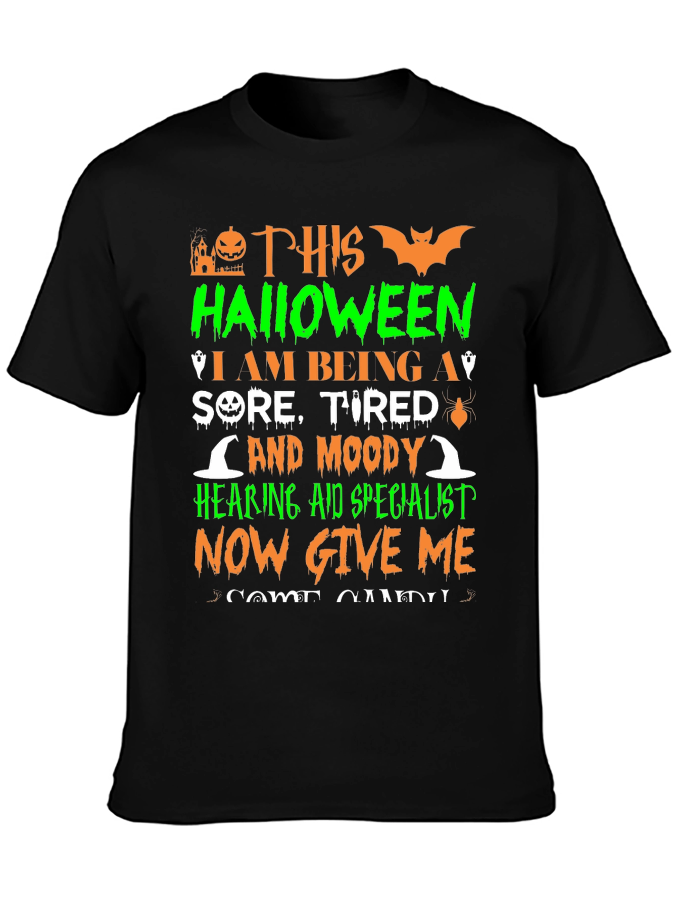 Halloween Hearing Aid Specialist T-Shirt