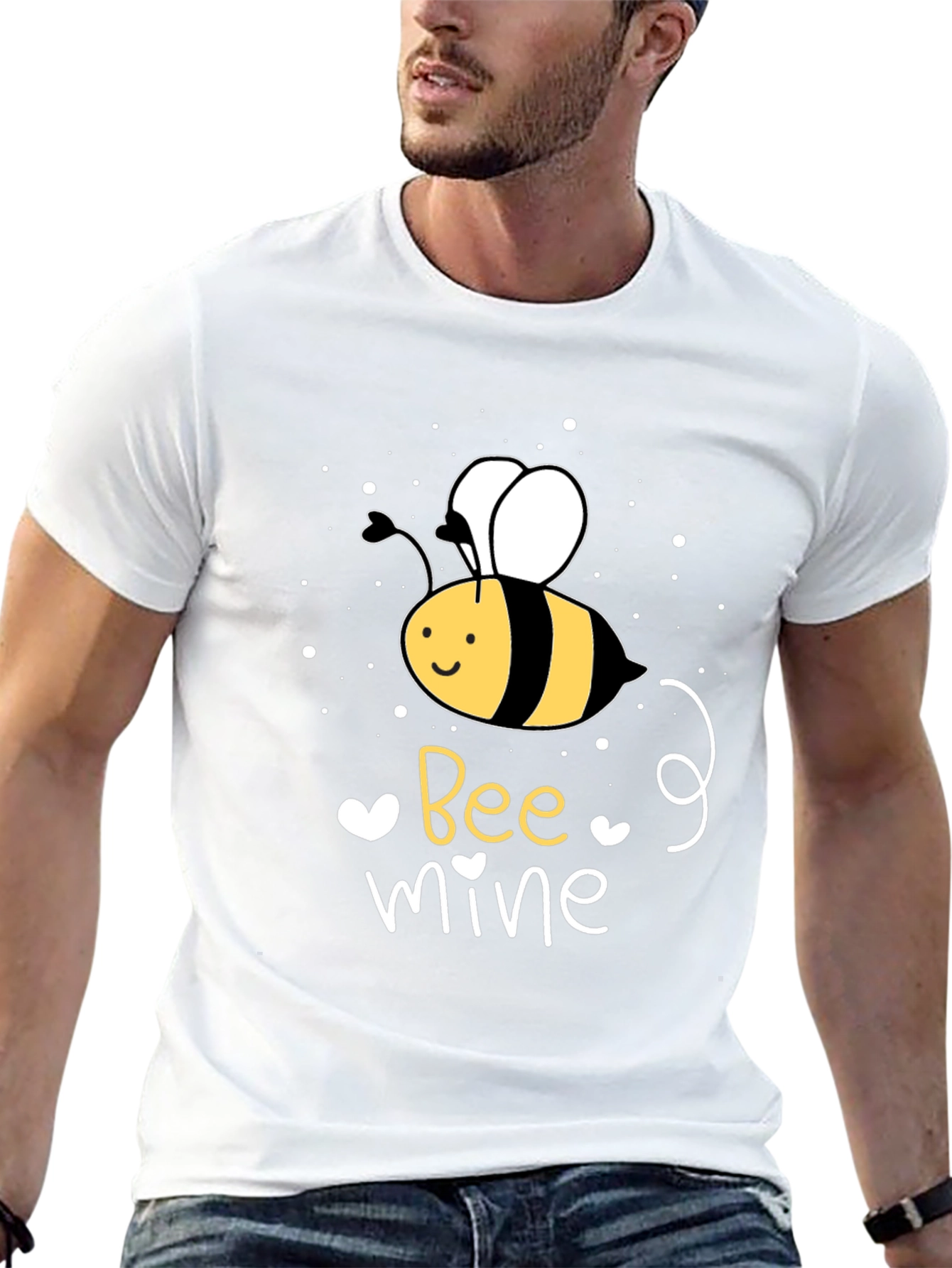 Bee Mine Graphic T-Shirt - Valentines Day Tee