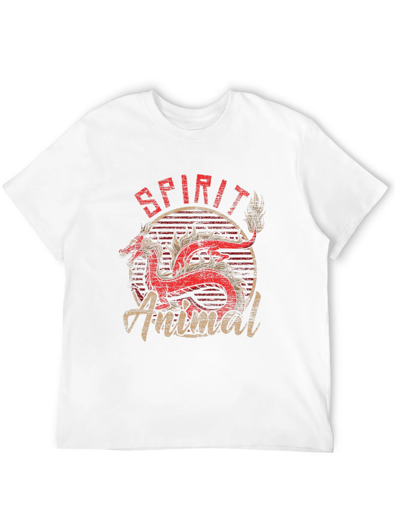 Spirit Animal Graphic T-Shirt - Dragon Design