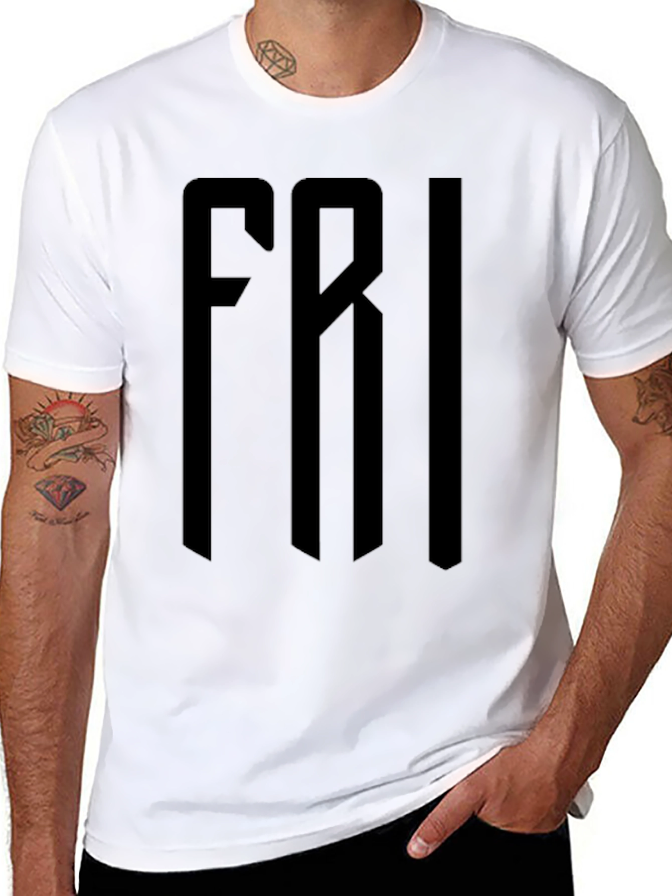 Minimalist FRI Black T-Shirt