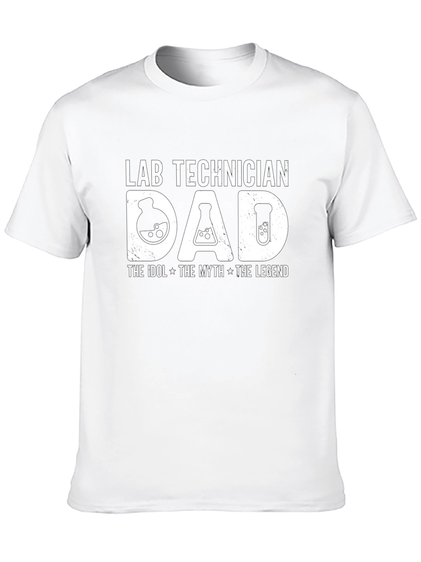 Lab Technician Dad T-Shirt - The Idol Myth Legend