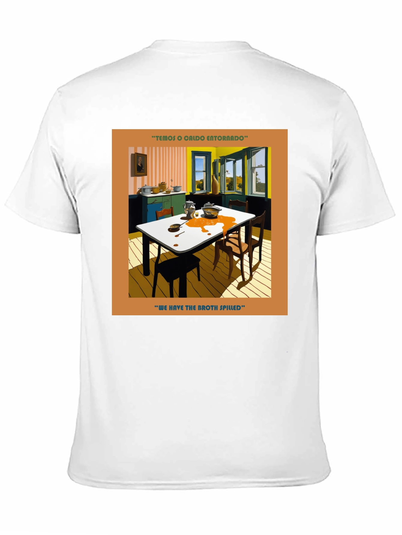 Spilled Broth Art T-Shirt