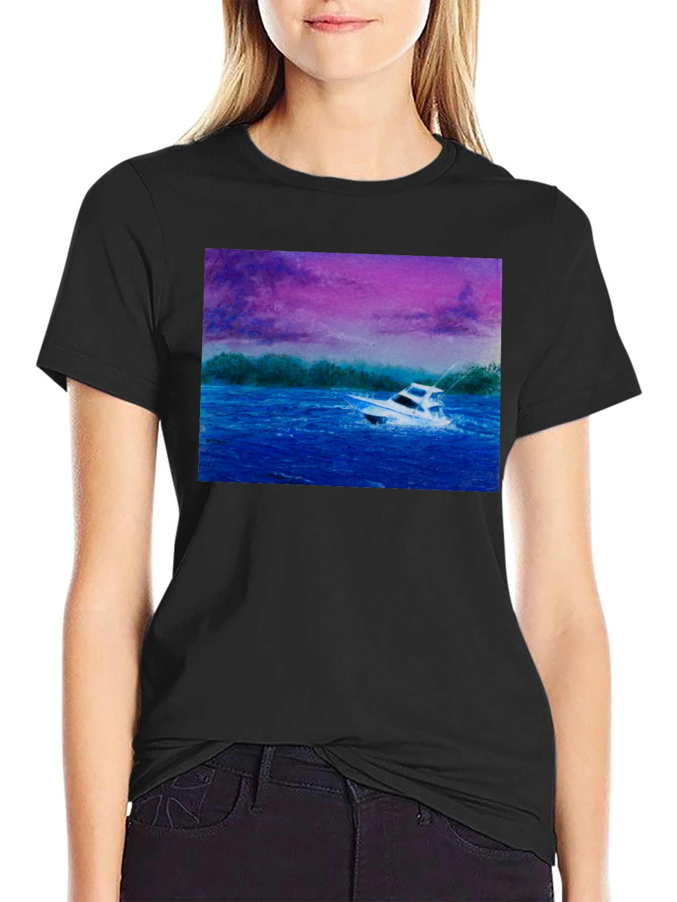 Boat Graphic Tee - Nautical Style
