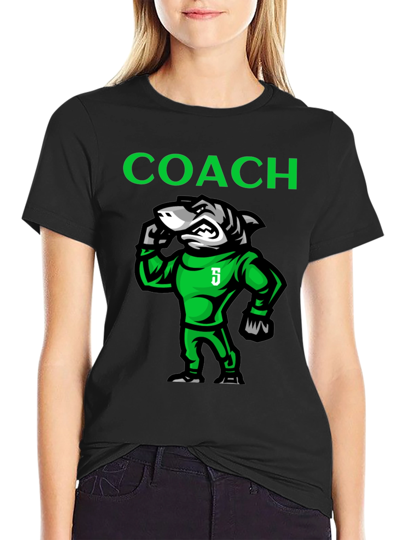 Coach Shark Graphic Tee - Cool Sportswear