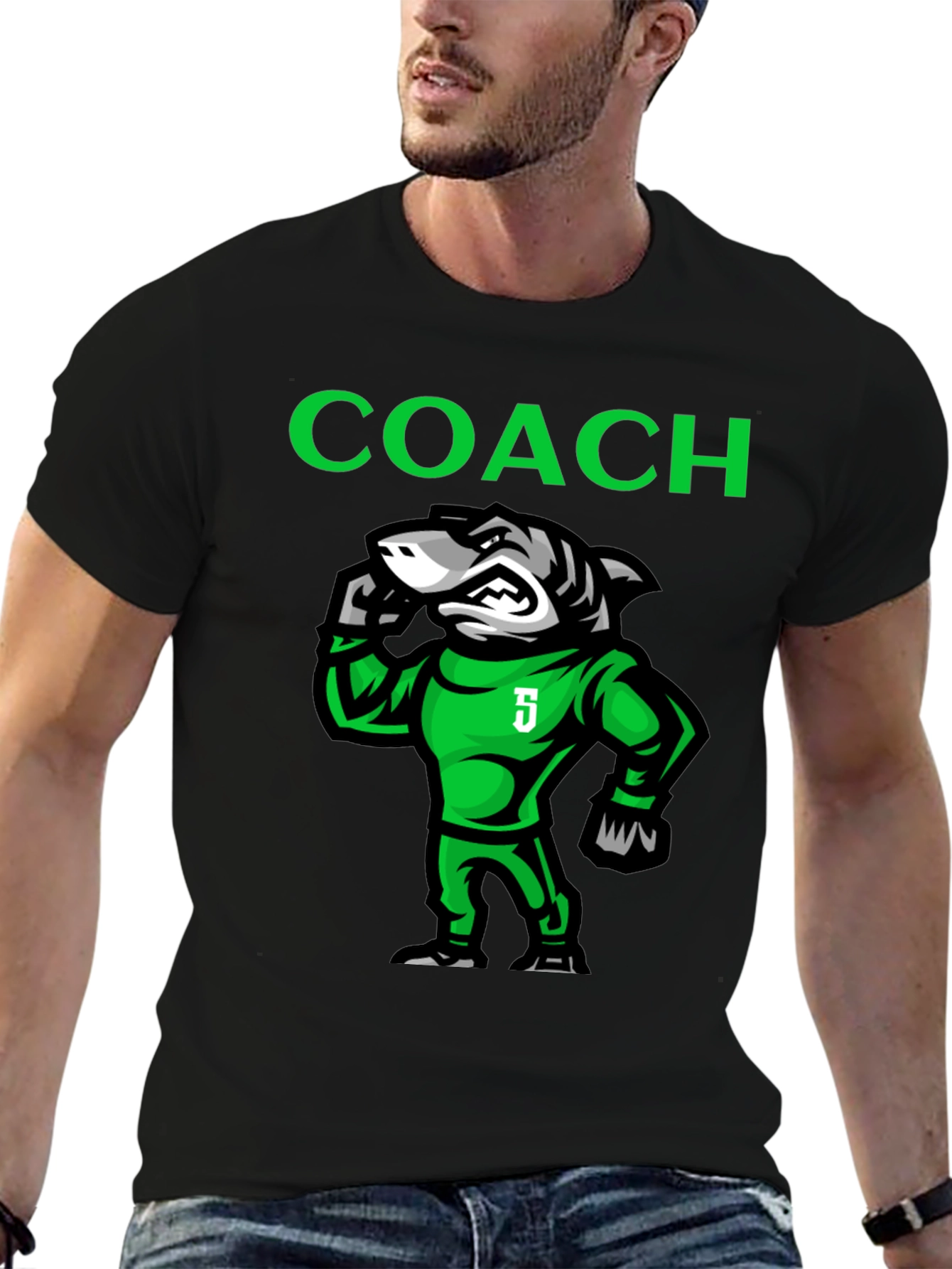 Coach Shark Graphic Tee - Cool Sportswear