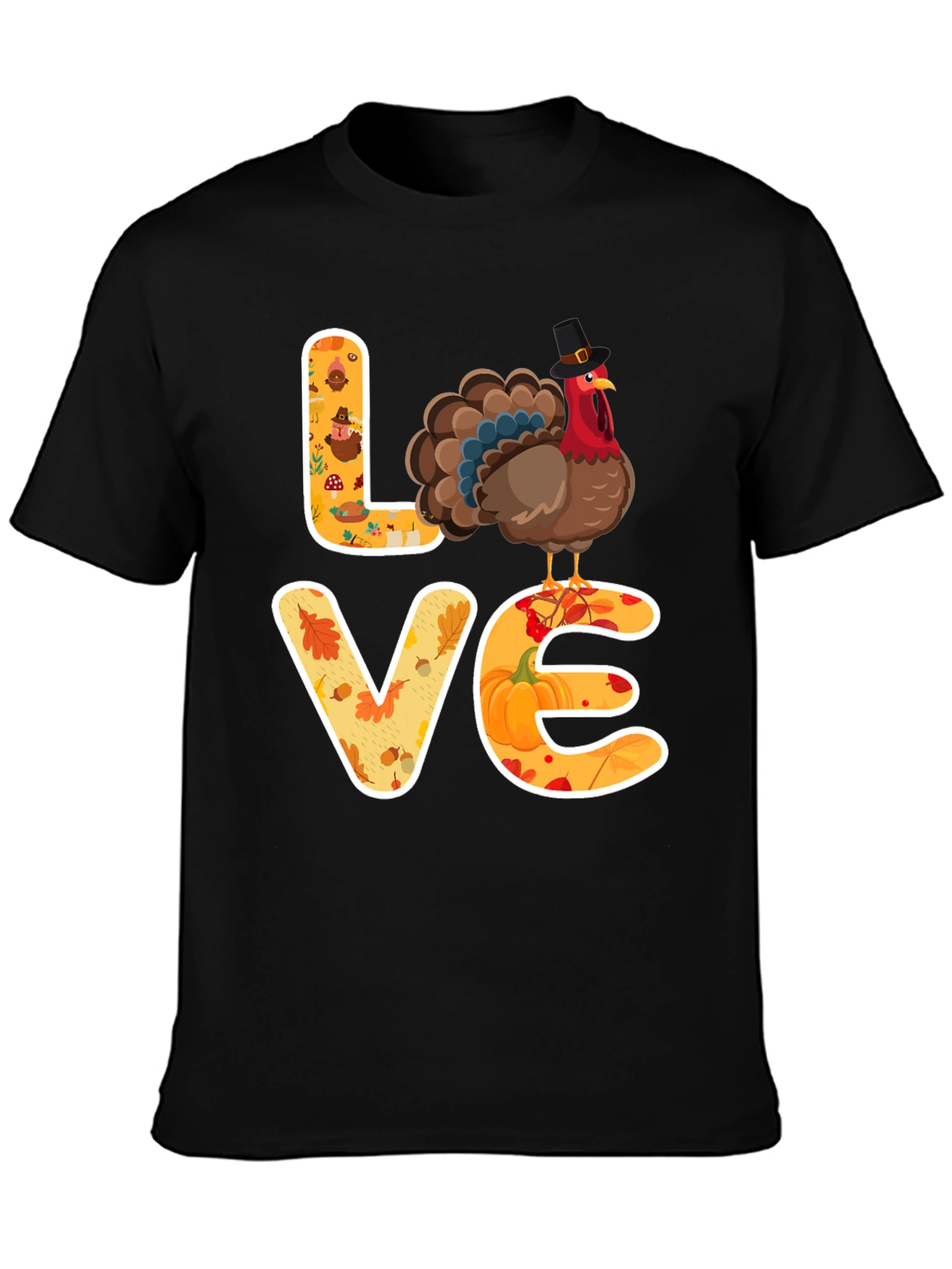 Thanksgiving Love Turkey T-Shirt