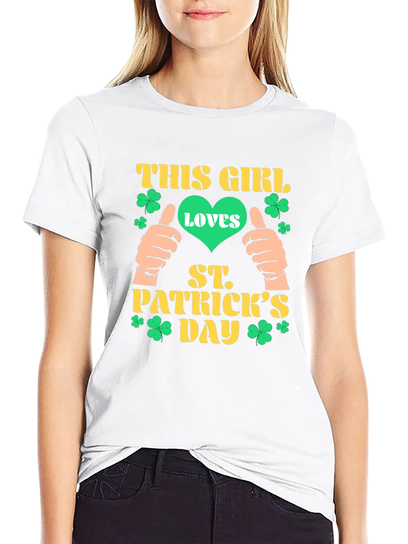 St. Patricks Day This Girl Loves T-Shirt