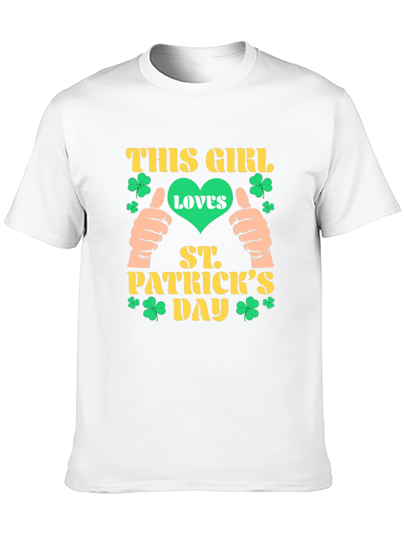 St. Patricks Day This Girl Loves T-Shirt