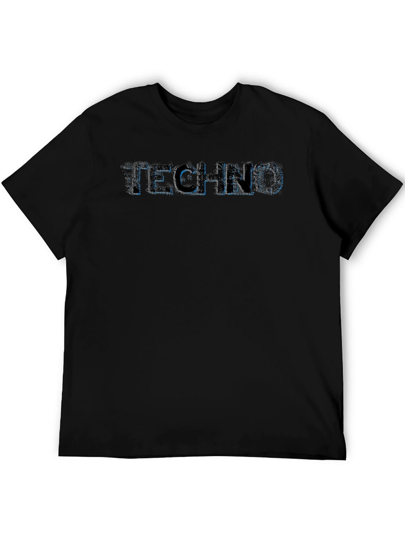Techno Graphic Print T-Shirt