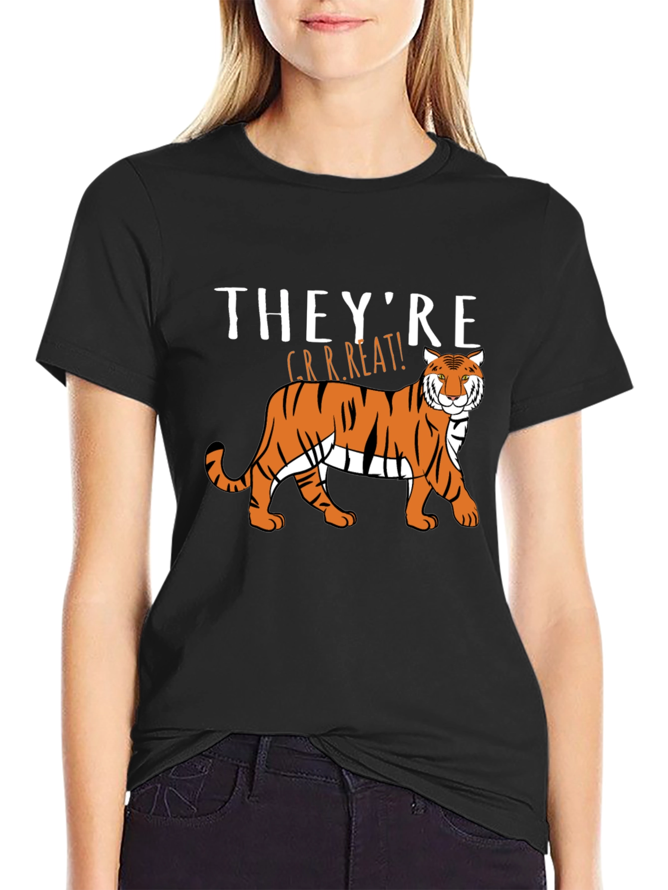 Theyre GRRREAT! Tiger Graphic T-Shirt