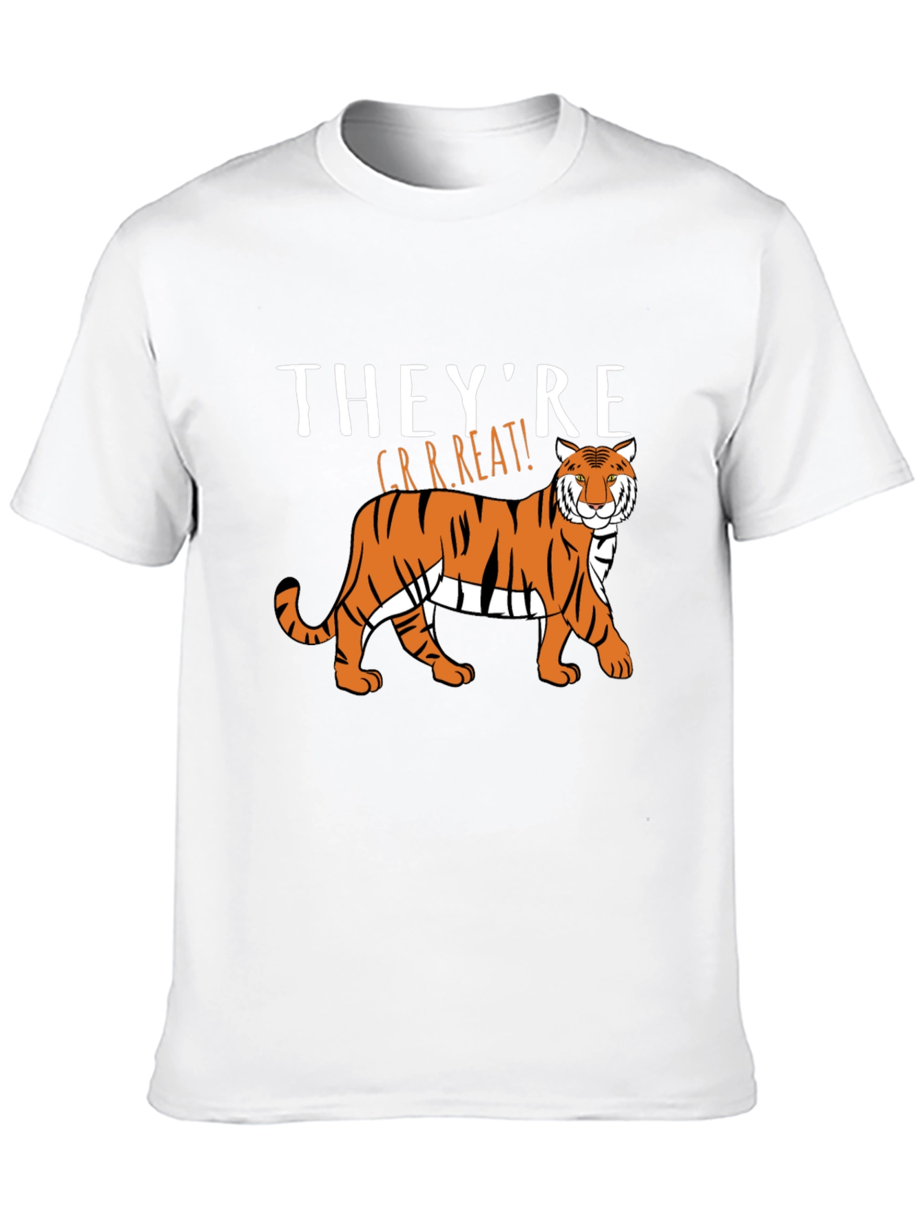 Theyre GRRREAT! Tiger Graphic T-Shirt