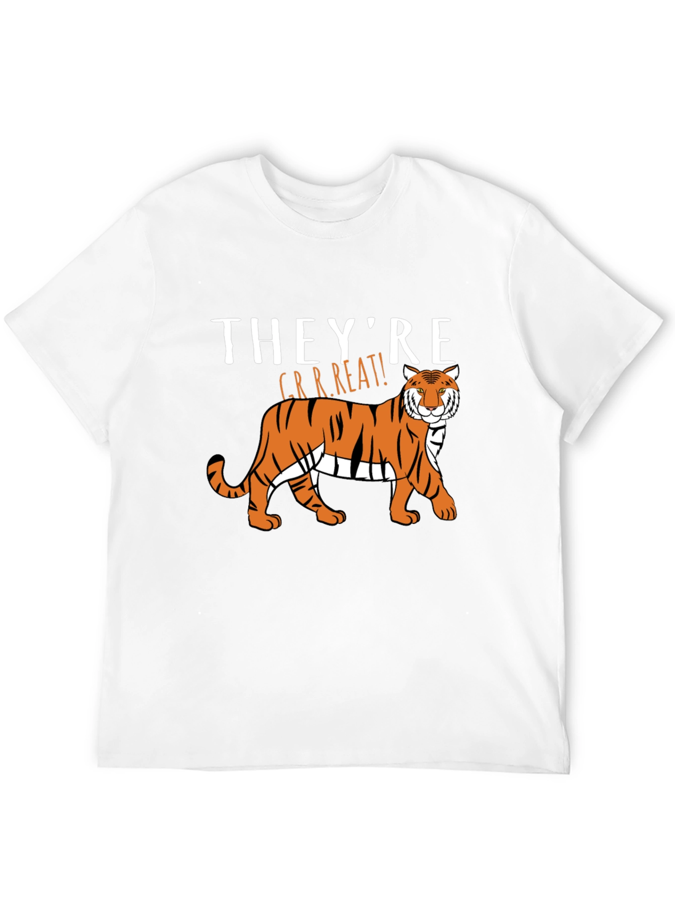 Theyre GRRREAT! Tiger Graphic T-Shirt