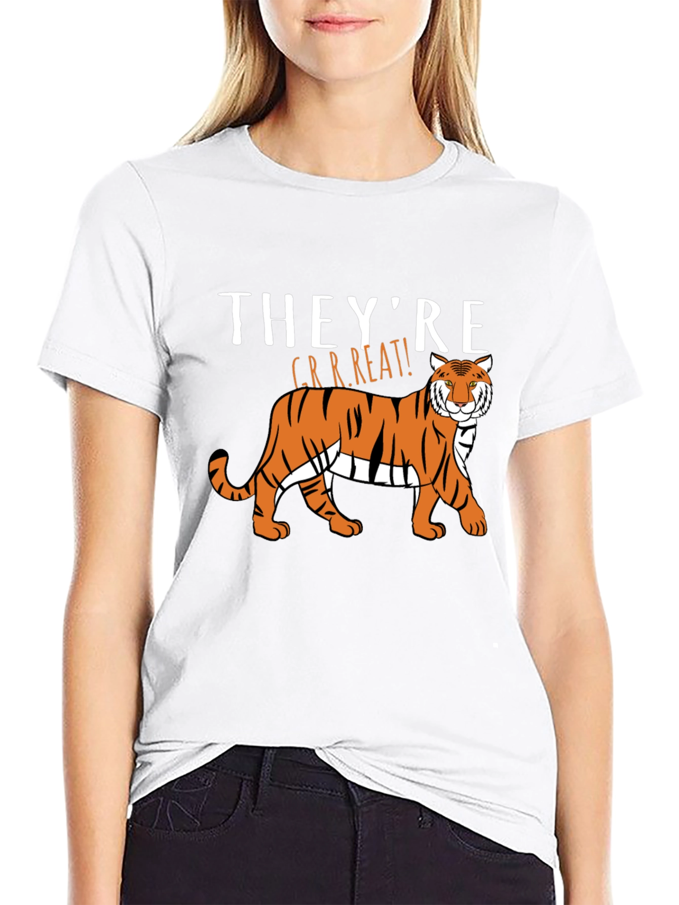 Theyre GRRREAT! Tiger Graphic T-Shirt