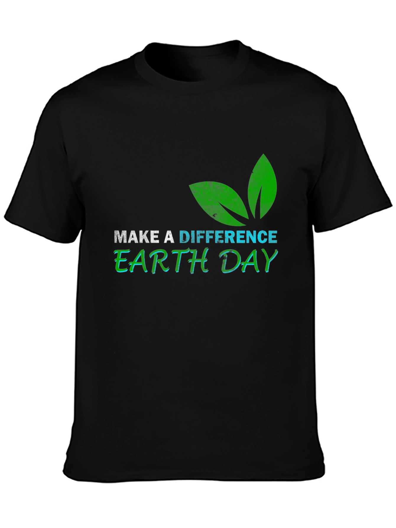 Earth Day Graphic Tee - Make A Difference T-Shirt
