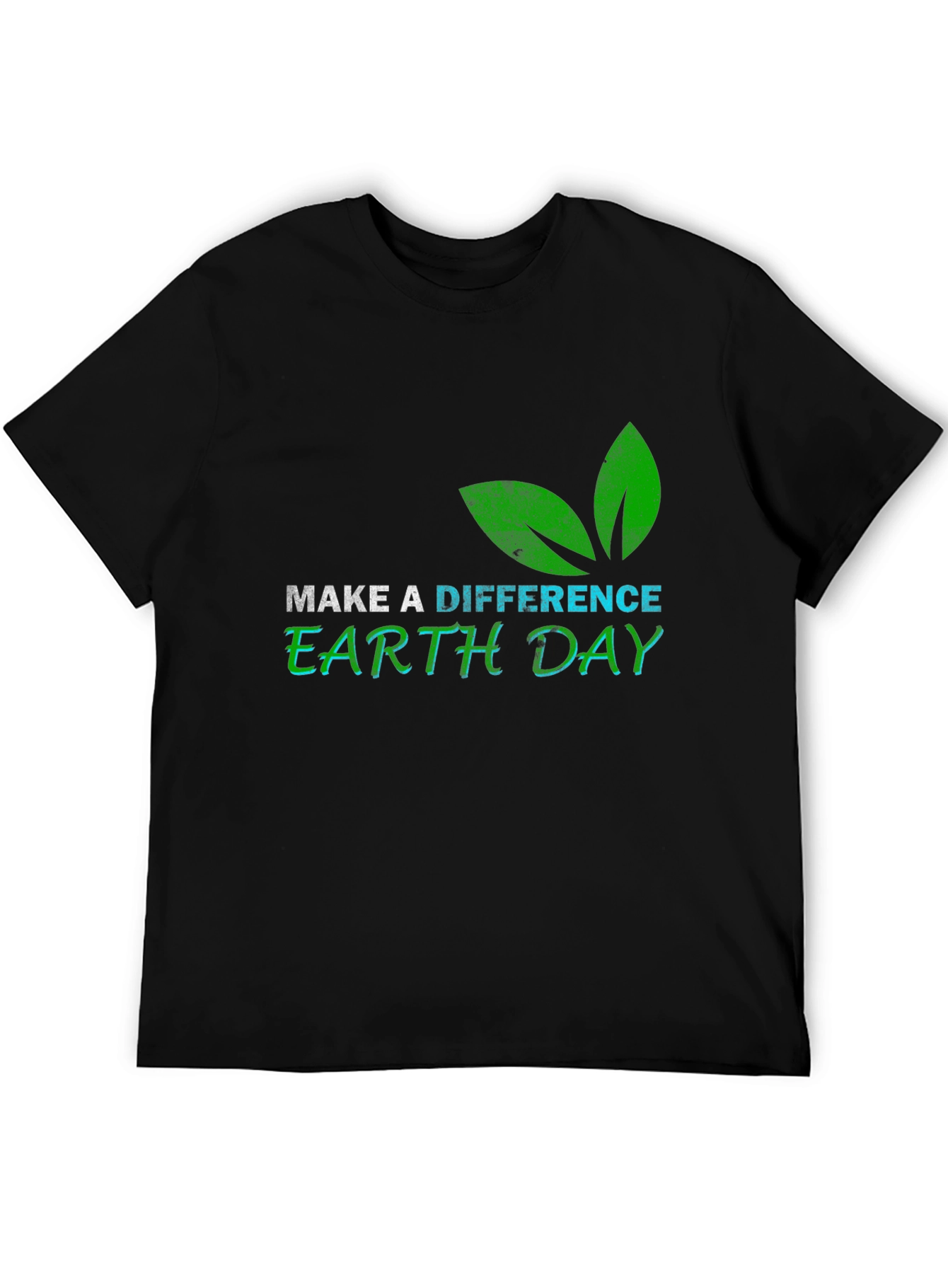 Earth Day Graphic Tee - Make A Difference T-Shirt