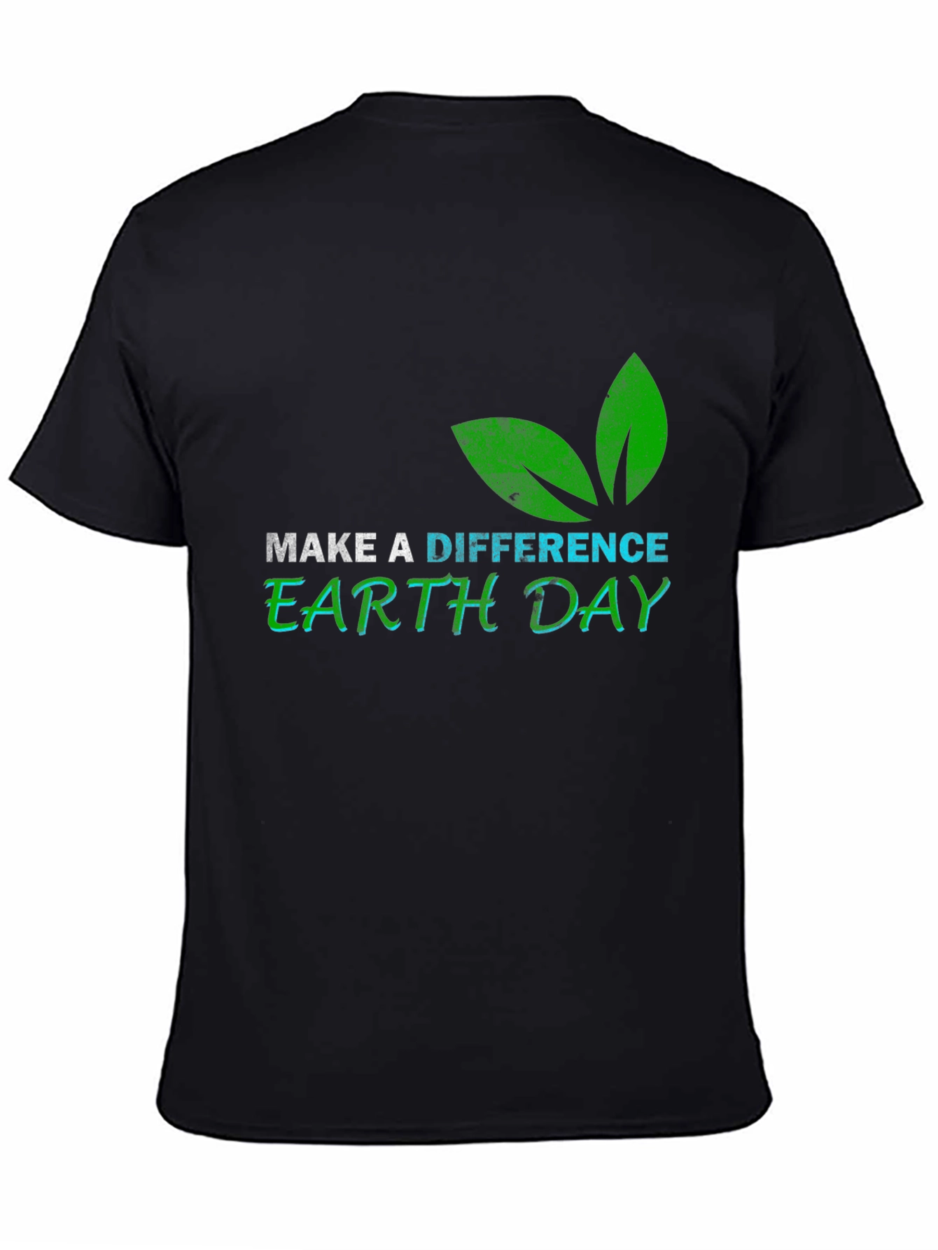 Earth Day Graphic Tee - Make A Difference T-Shirt