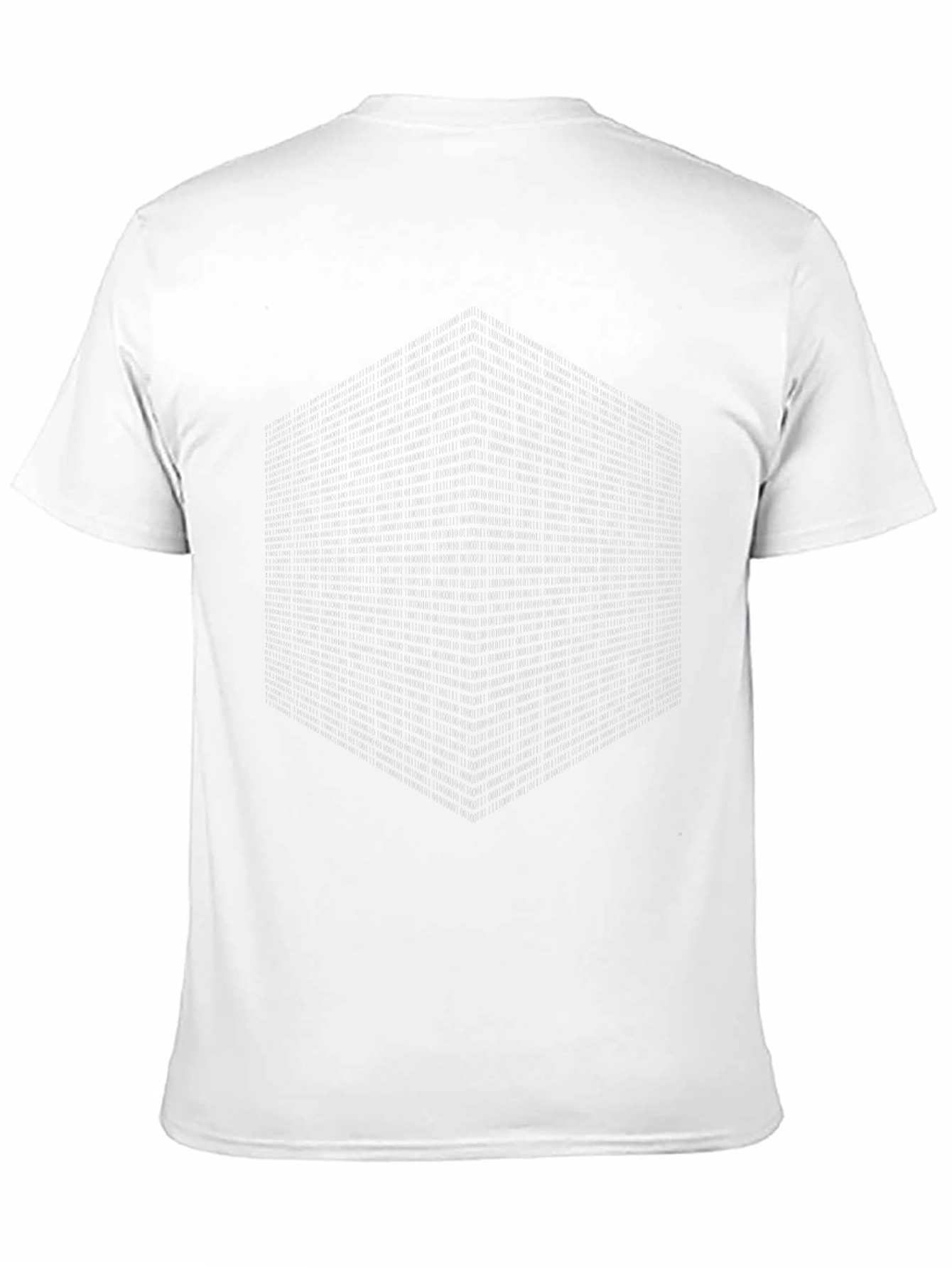 Abstract Cube Graphic Tee - Black Cotton Blend