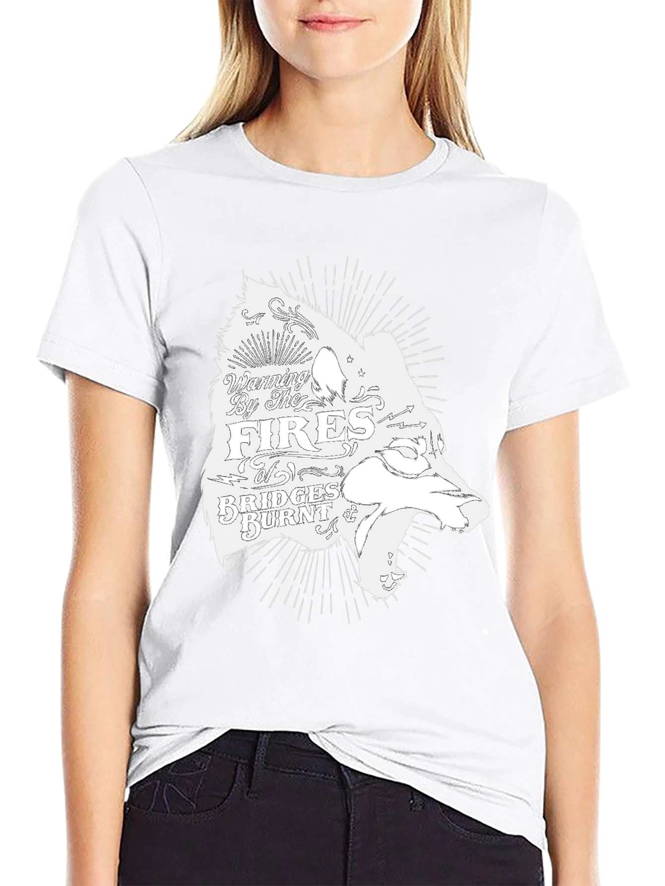 Fires & Bridges Graphic Tee - Black