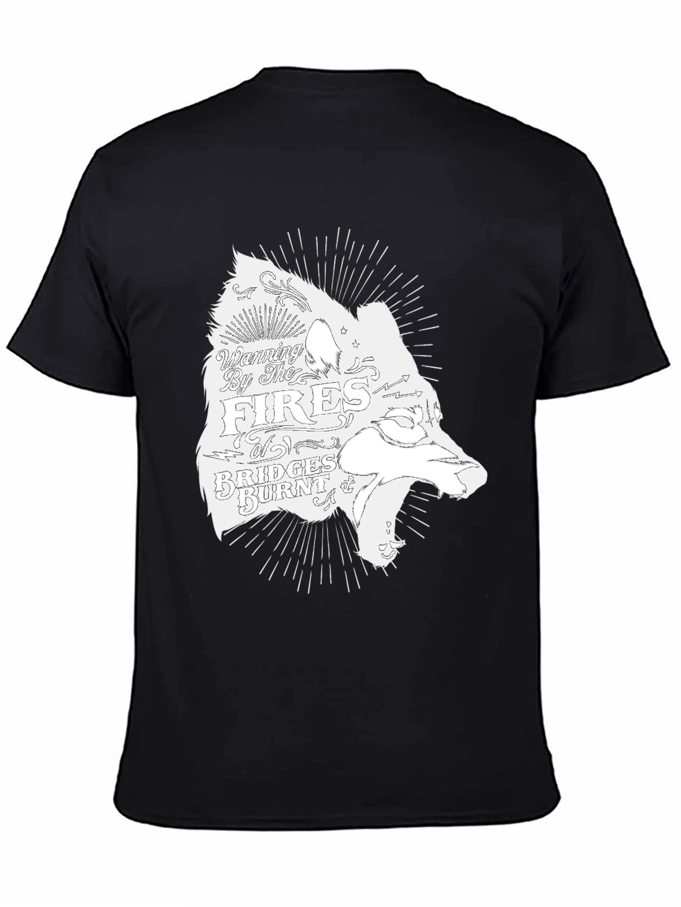Fires & Bridges Graphic Tee - Black