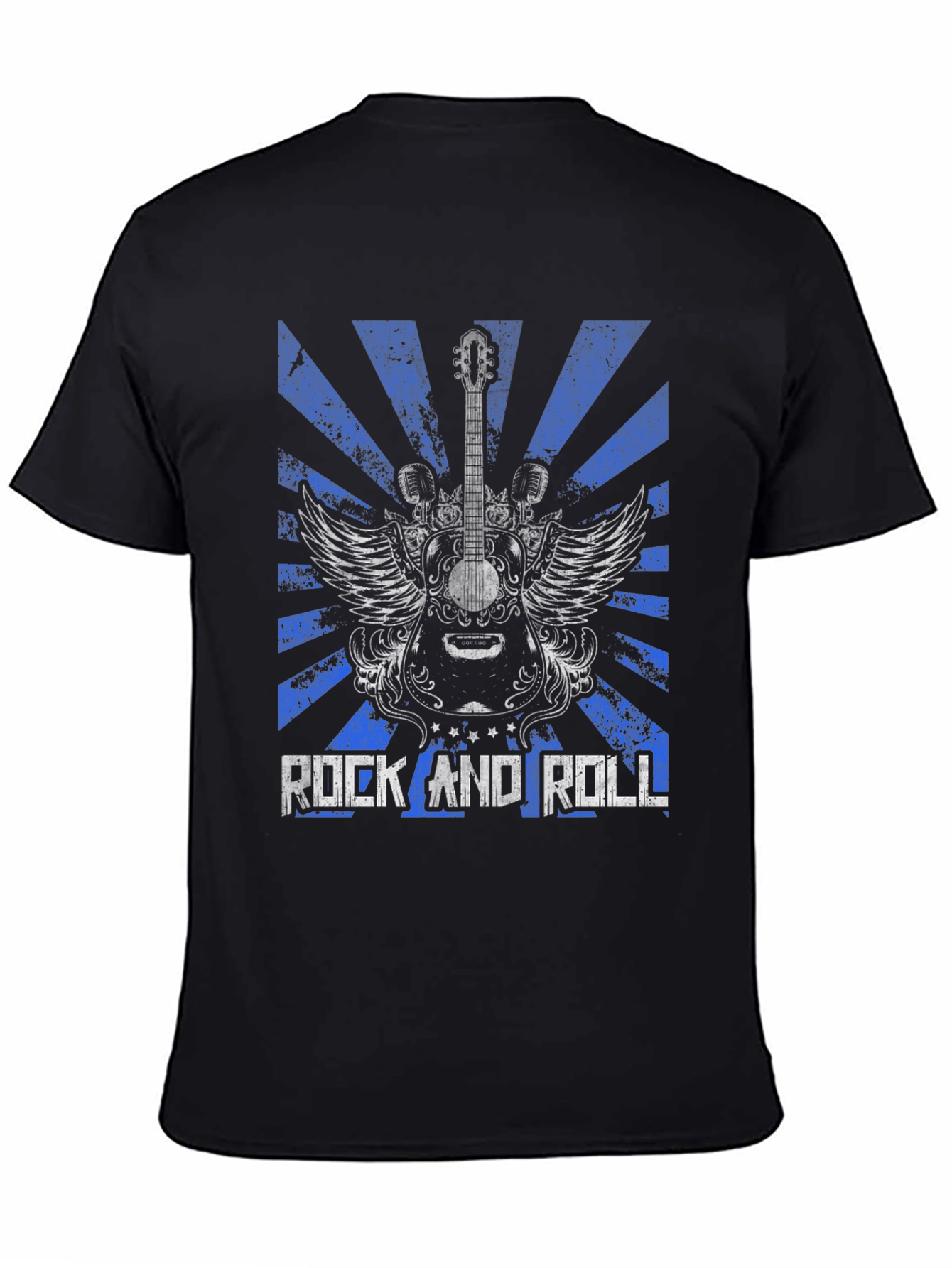 Rock and Roll Guitar Graphic Tee