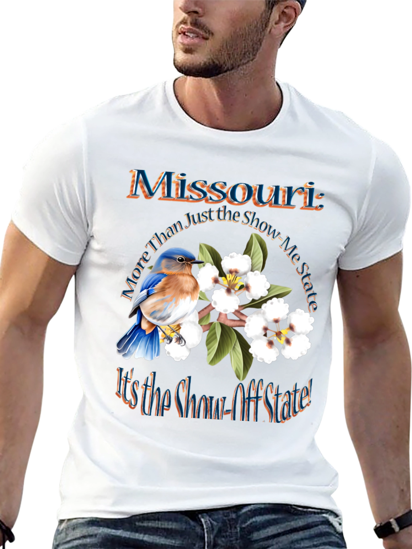 Missouri Bluebird Graphic T-Shirt