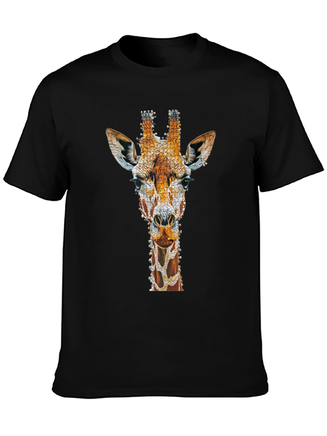 Giraffe Art Print T-Shirt - Unique Graphic Tee