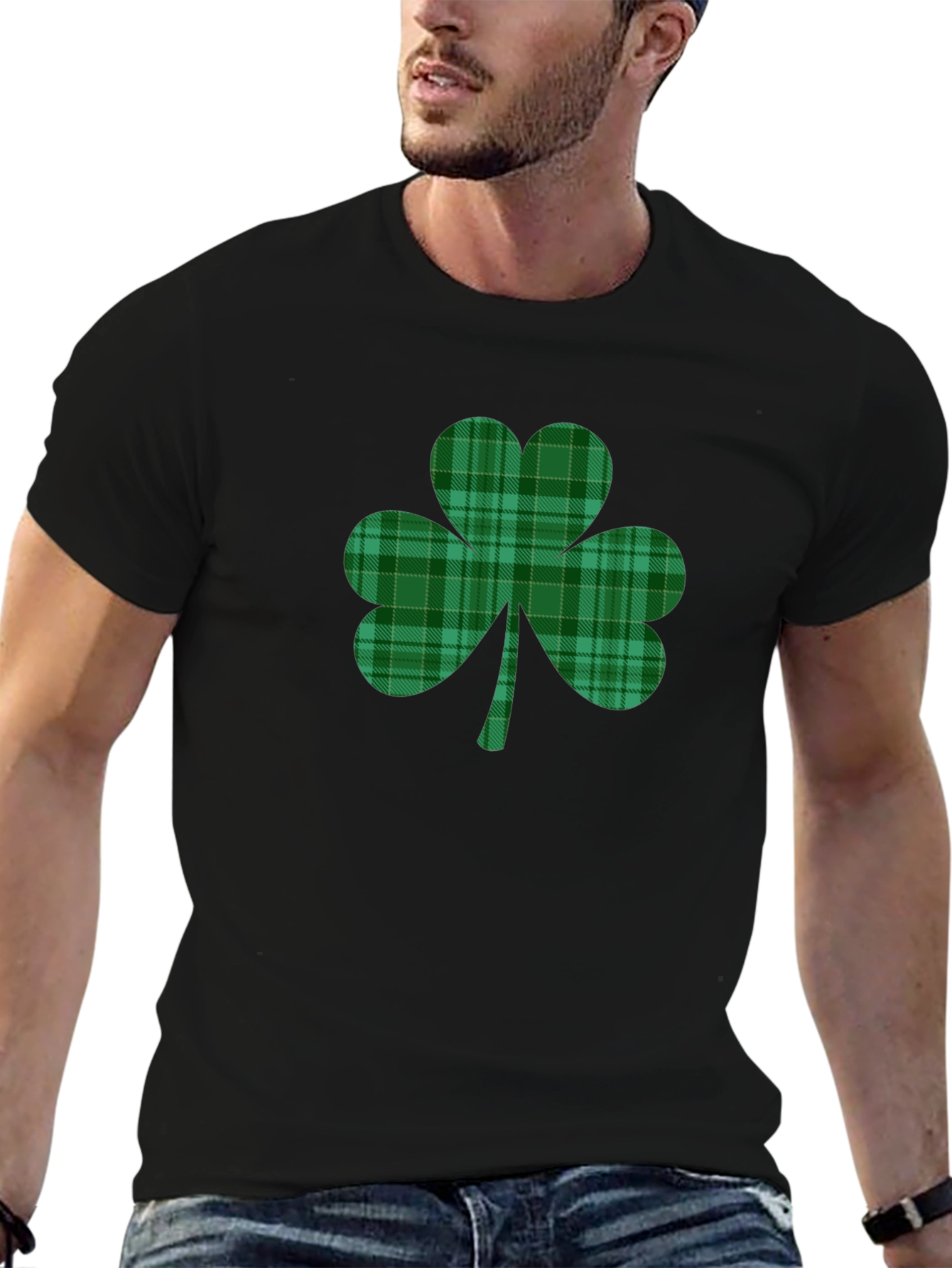 Plaid Shamrock T-Shirt