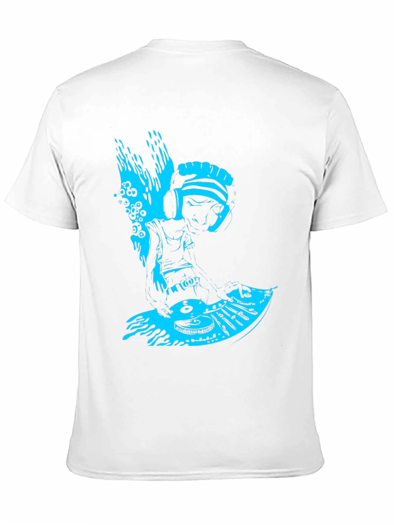 DJ Turntable Graphic T-Shirt - Cool Music Lover Tee