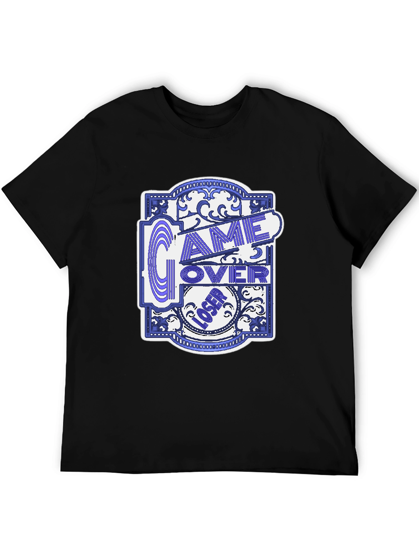 Game Over Loser Graphic T-Shirt - Classic Gamer Tee