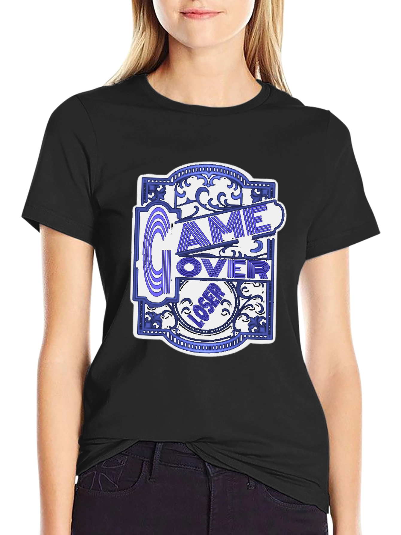 Game Over Loser Graphic T-Shirt - Classic Gamer Tee