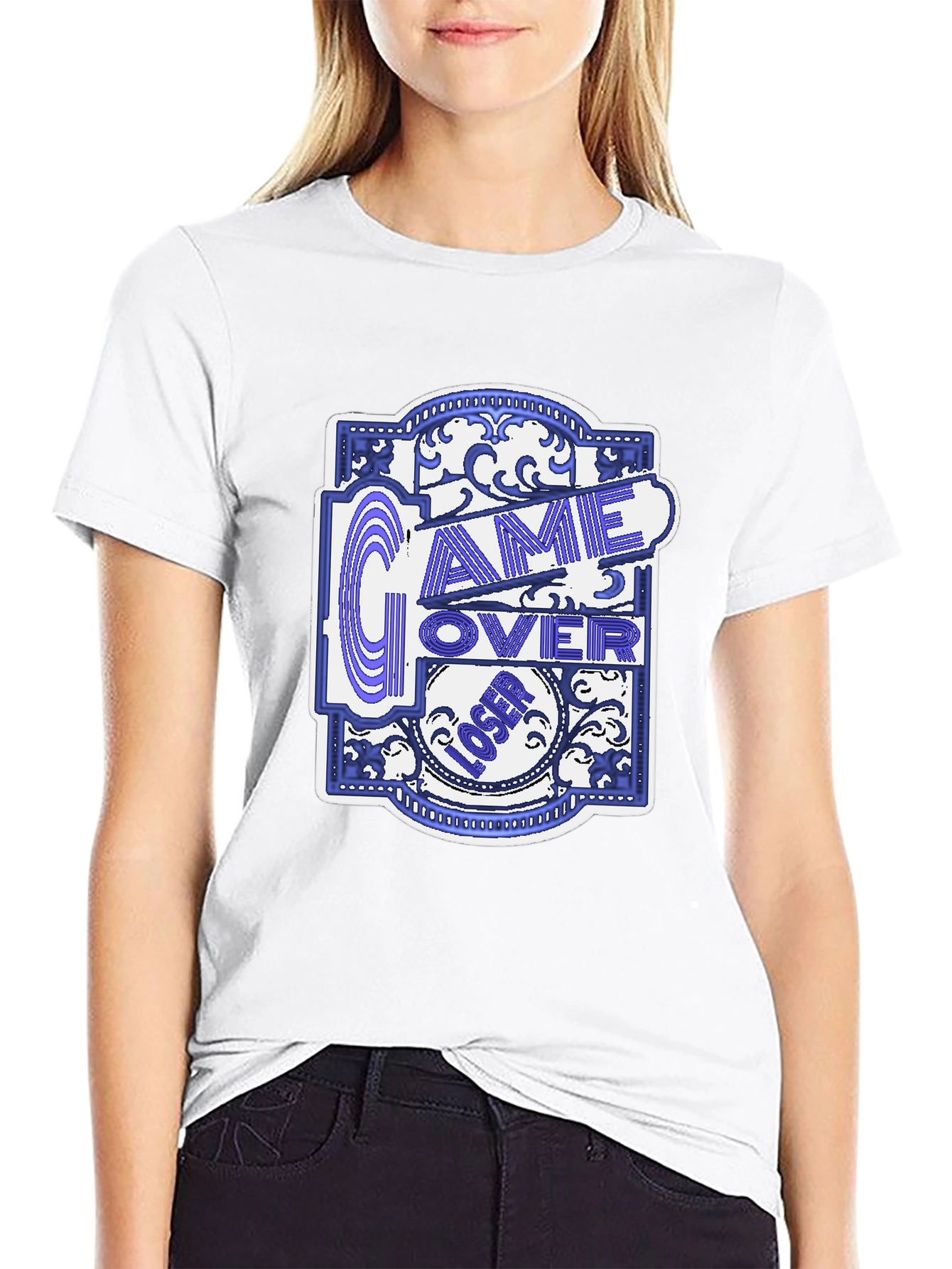 Game Over Loser Graphic T-Shirt - Classic Gamer Tee
