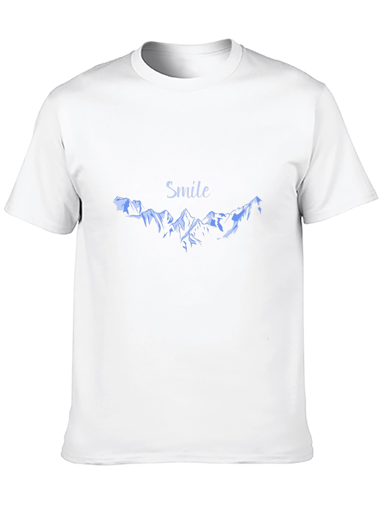 Smile Mountain Black T-Shirt