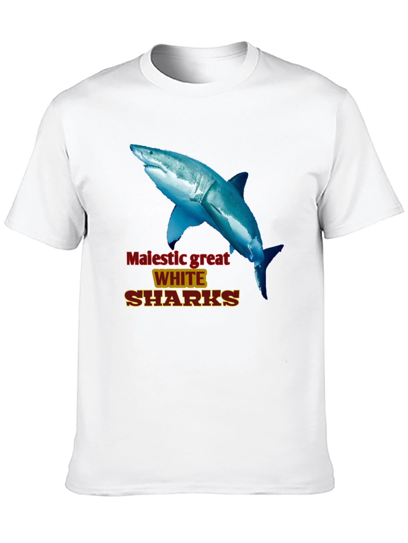 Majestic Great White Sharks Graphic Tee