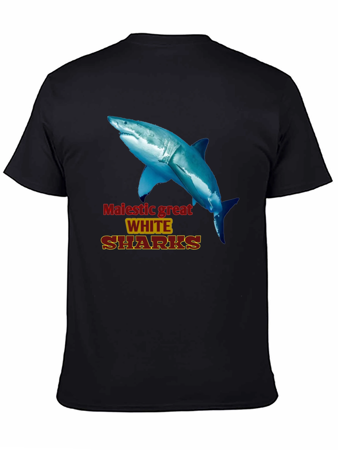 Majestic Great White Sharks Graphic Tee