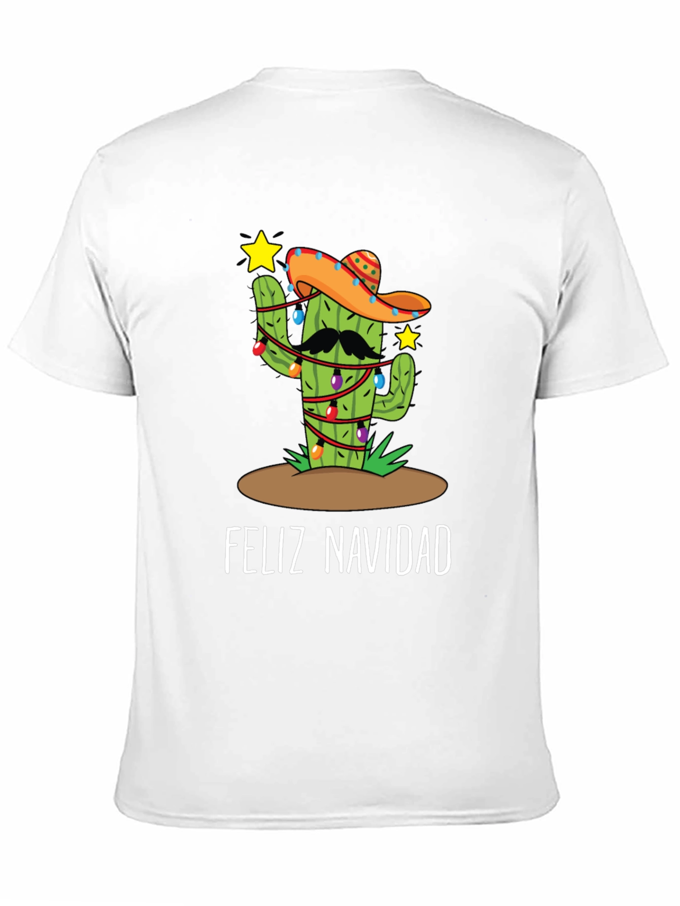 Feliz Navidad Cactus Christmas T-Shirt