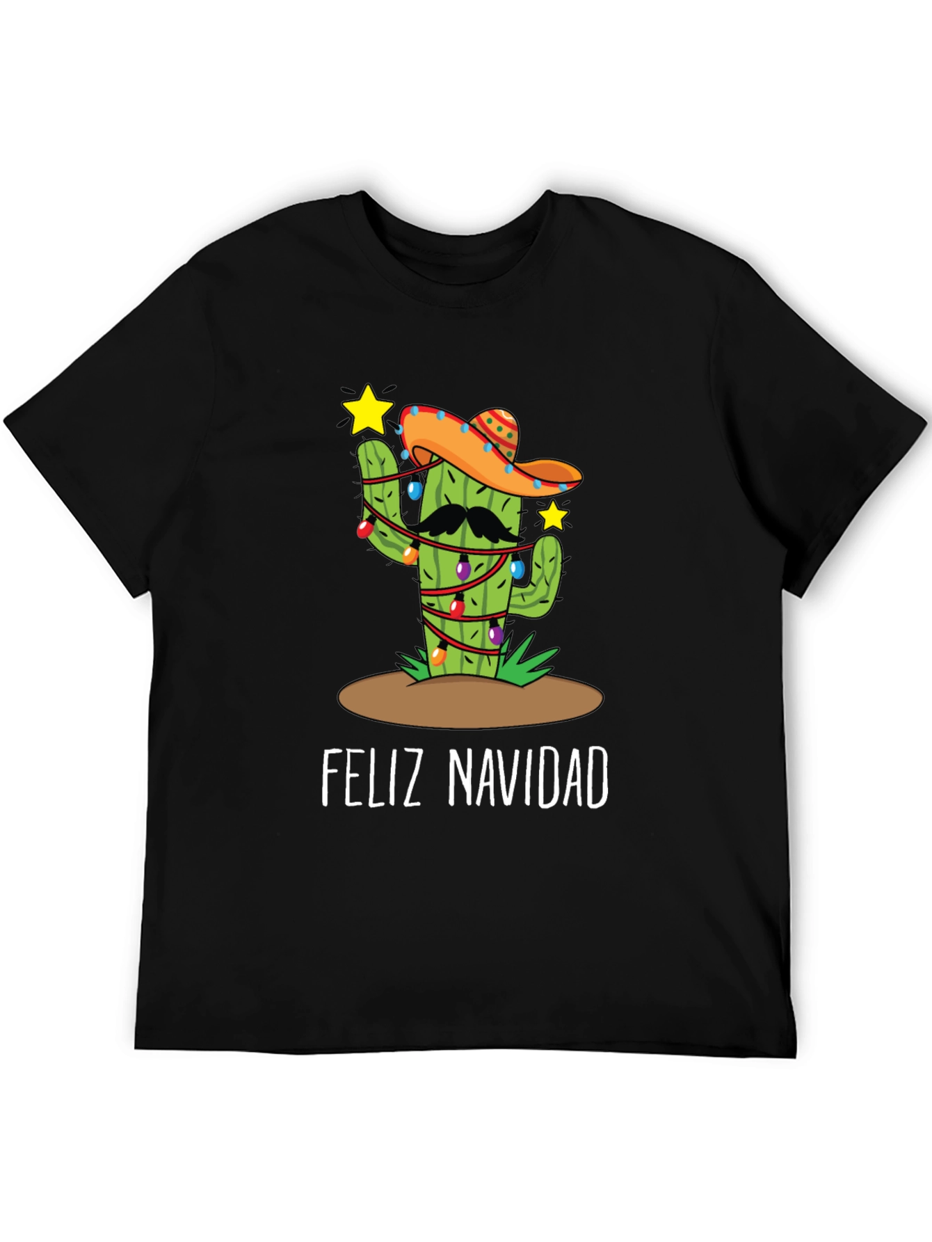 Feliz Navidad Cactus Christmas T-Shirt