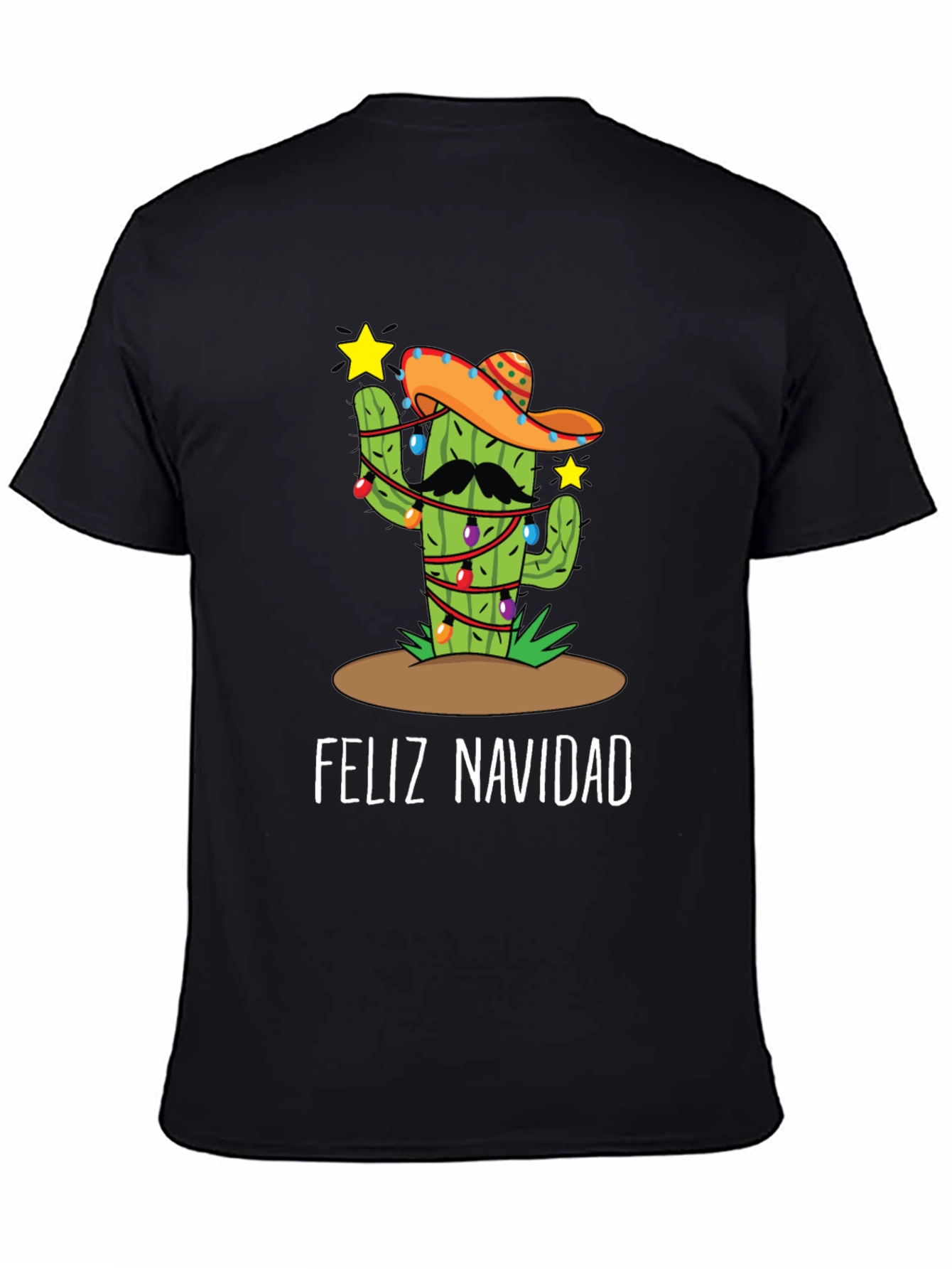 Feliz Navidad Cactus Christmas T-Shirt