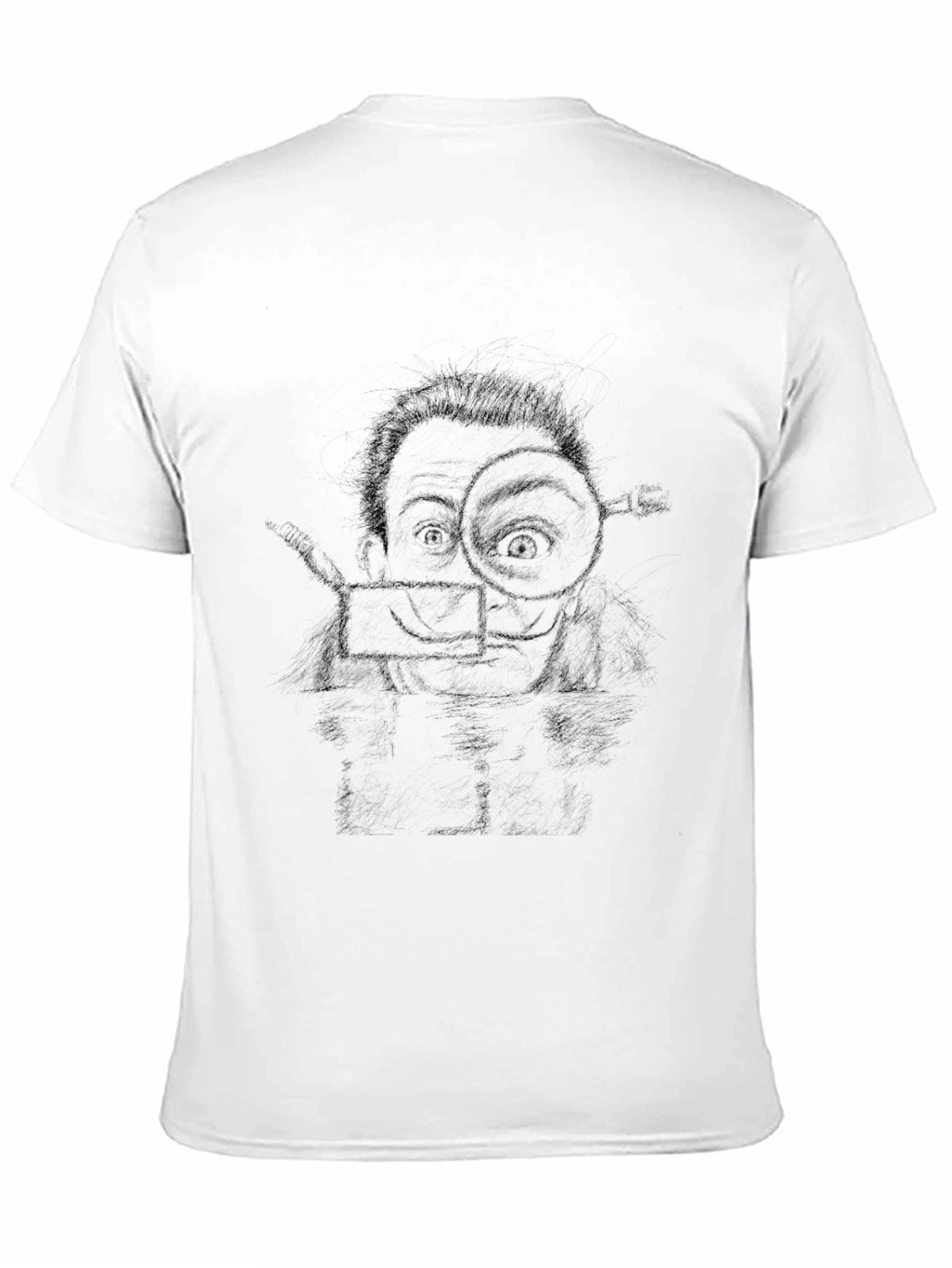 Eye Spy Graphic T-Shirt - Black Crew Neck Tee