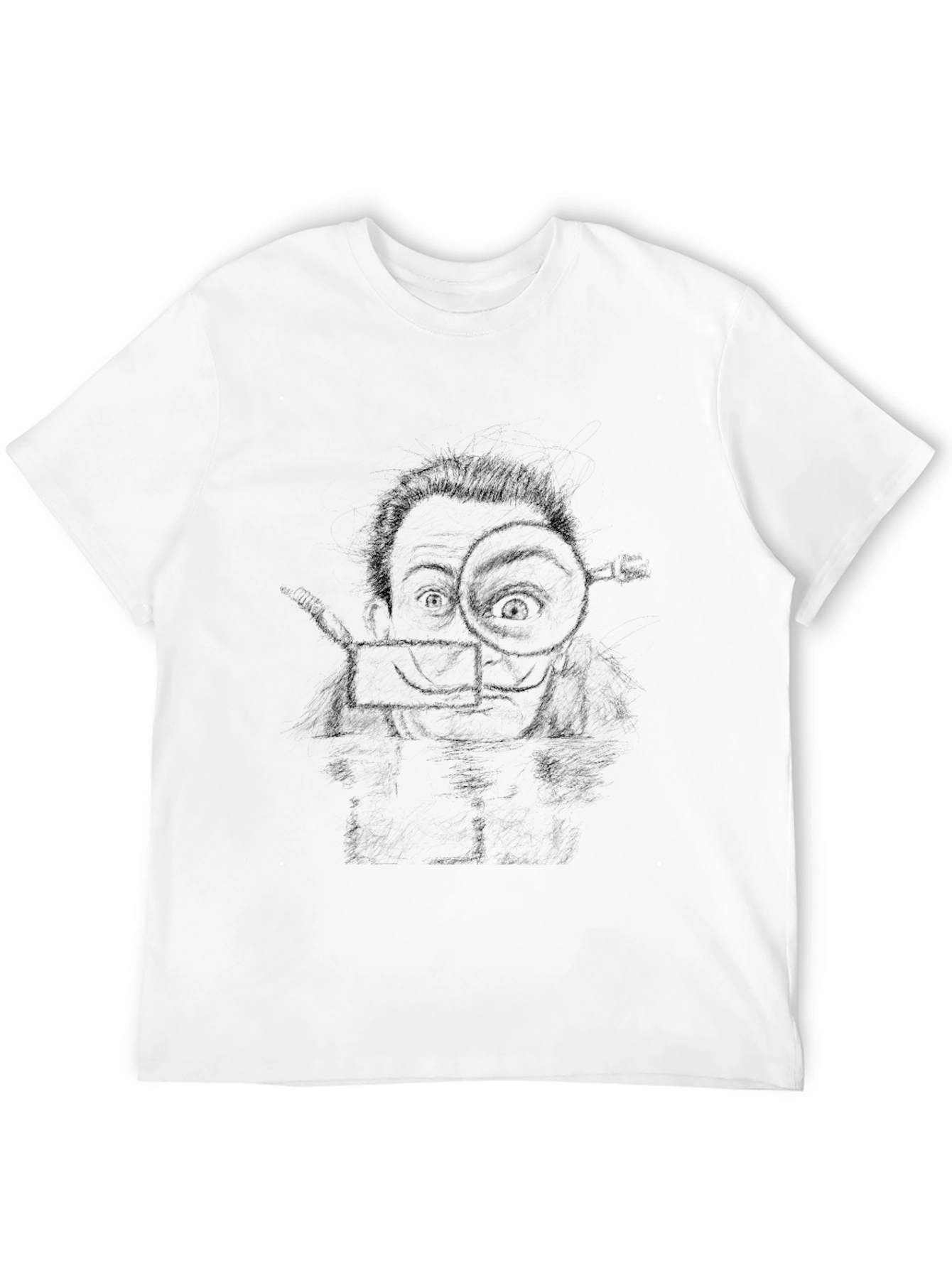 Eye Spy Graphic T-Shirt - Black Crew Neck Tee