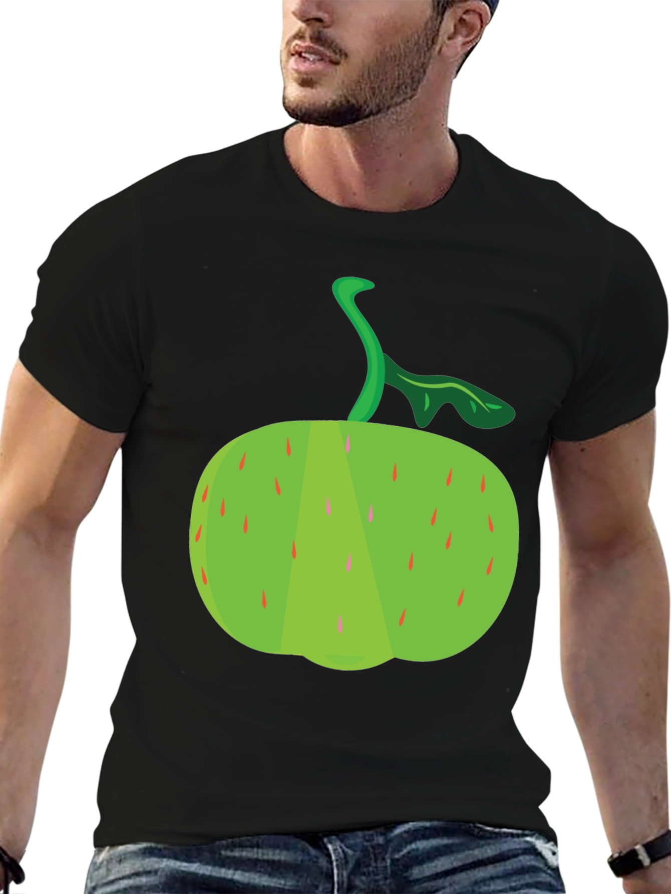 Green Apple Graphic Tee - Unisex Crew Neck