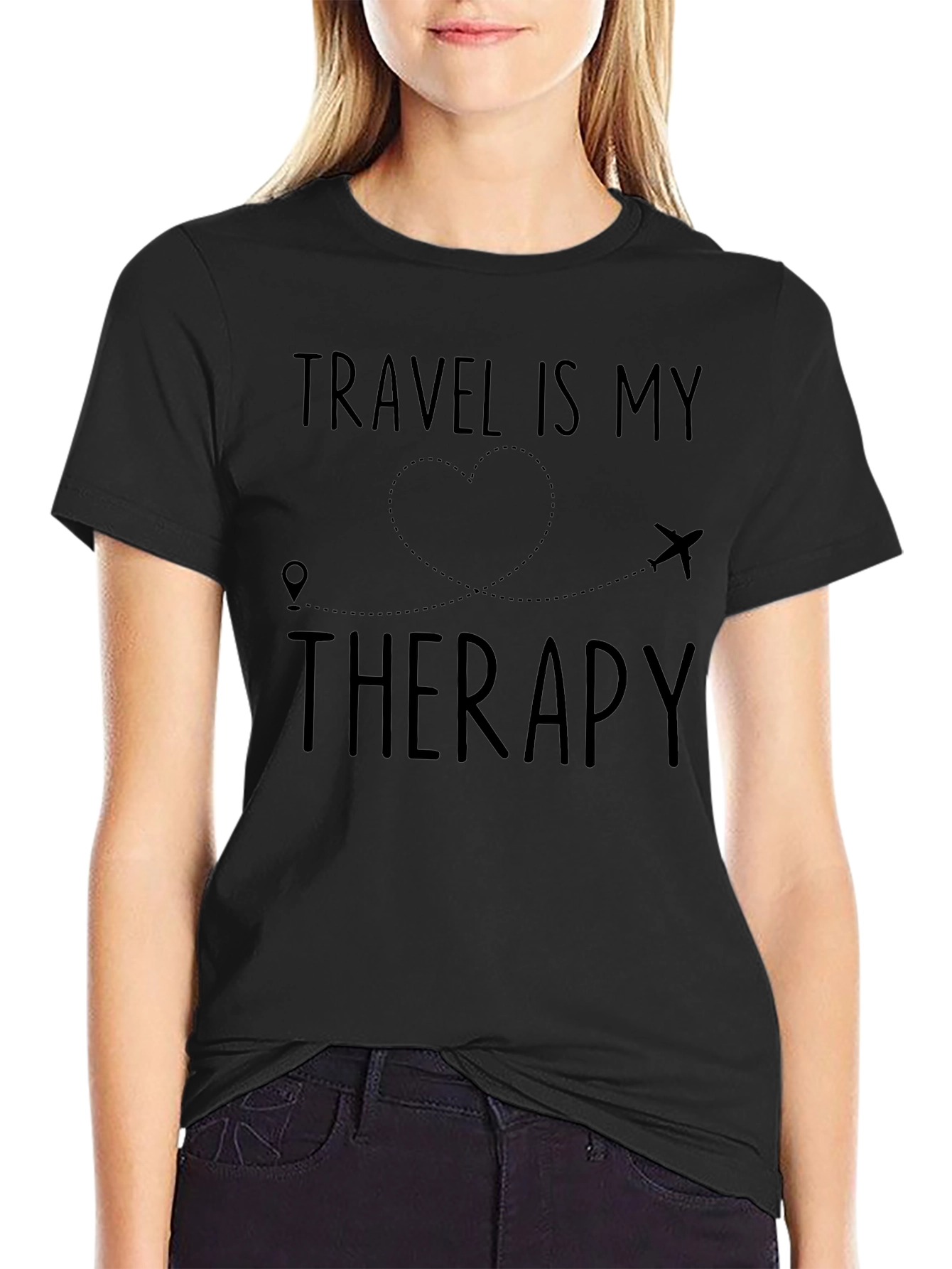 Travel Is My Therapy Graphic Tee