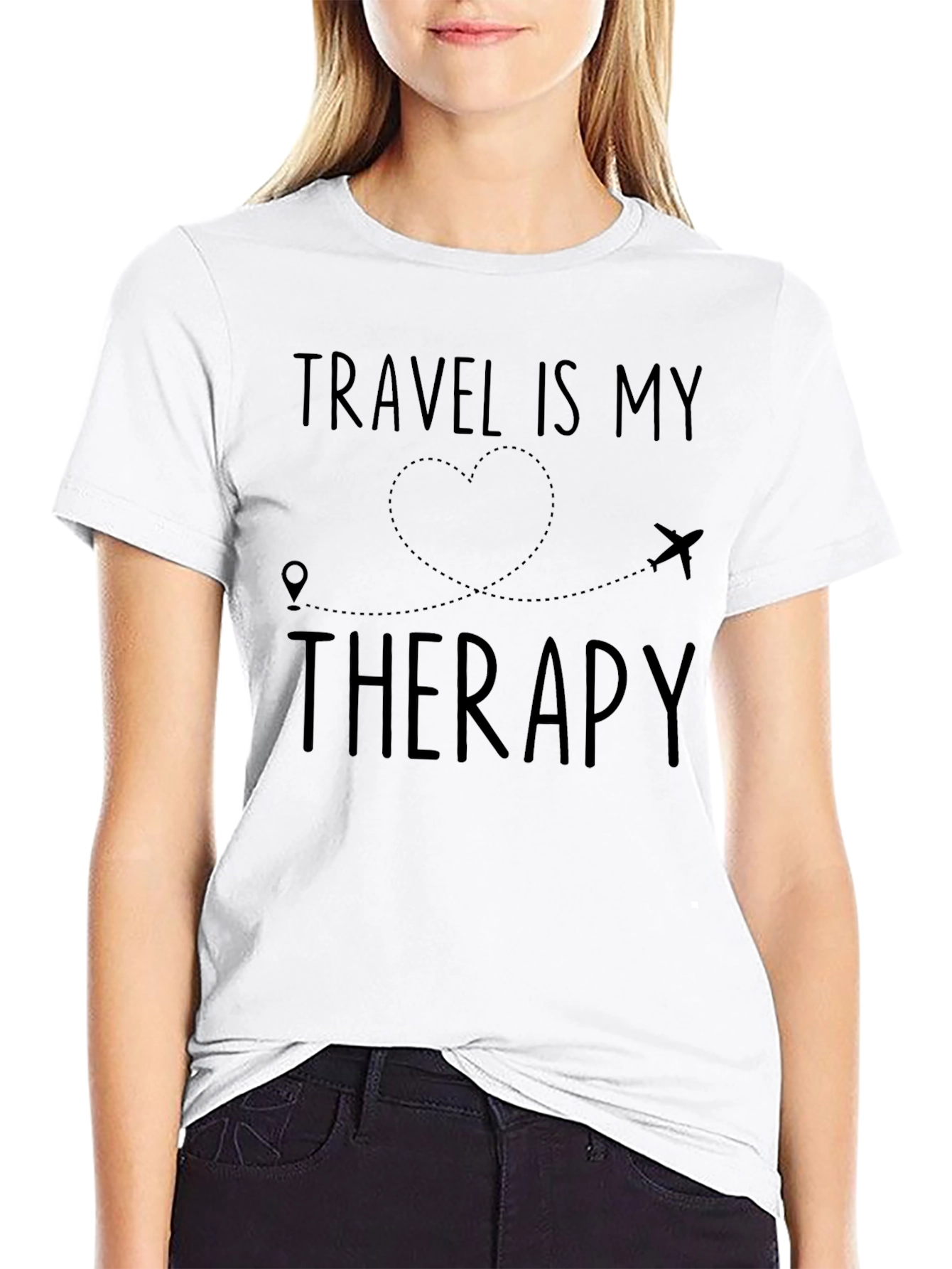 Travel Is My Therapy Graphic Tee