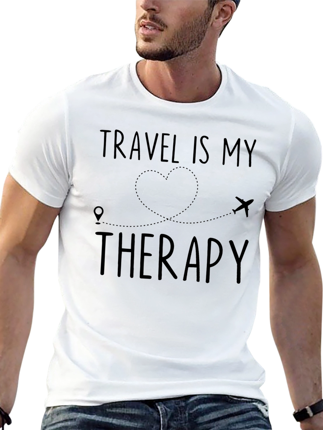 Travel Is My Therapy Graphic Tee