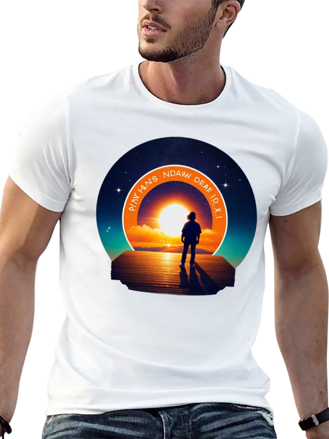 Sunset Silhouette Graphic Tee