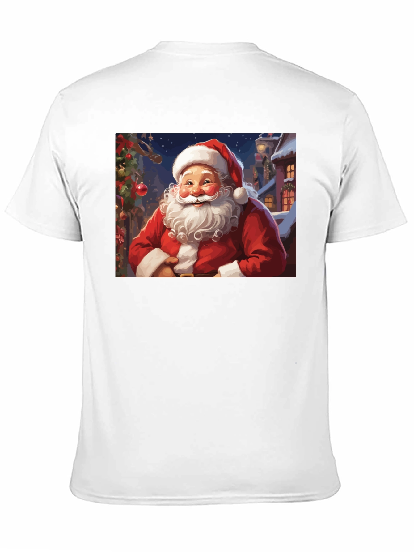 Santa Claus Holiday Graphic T-Shirt