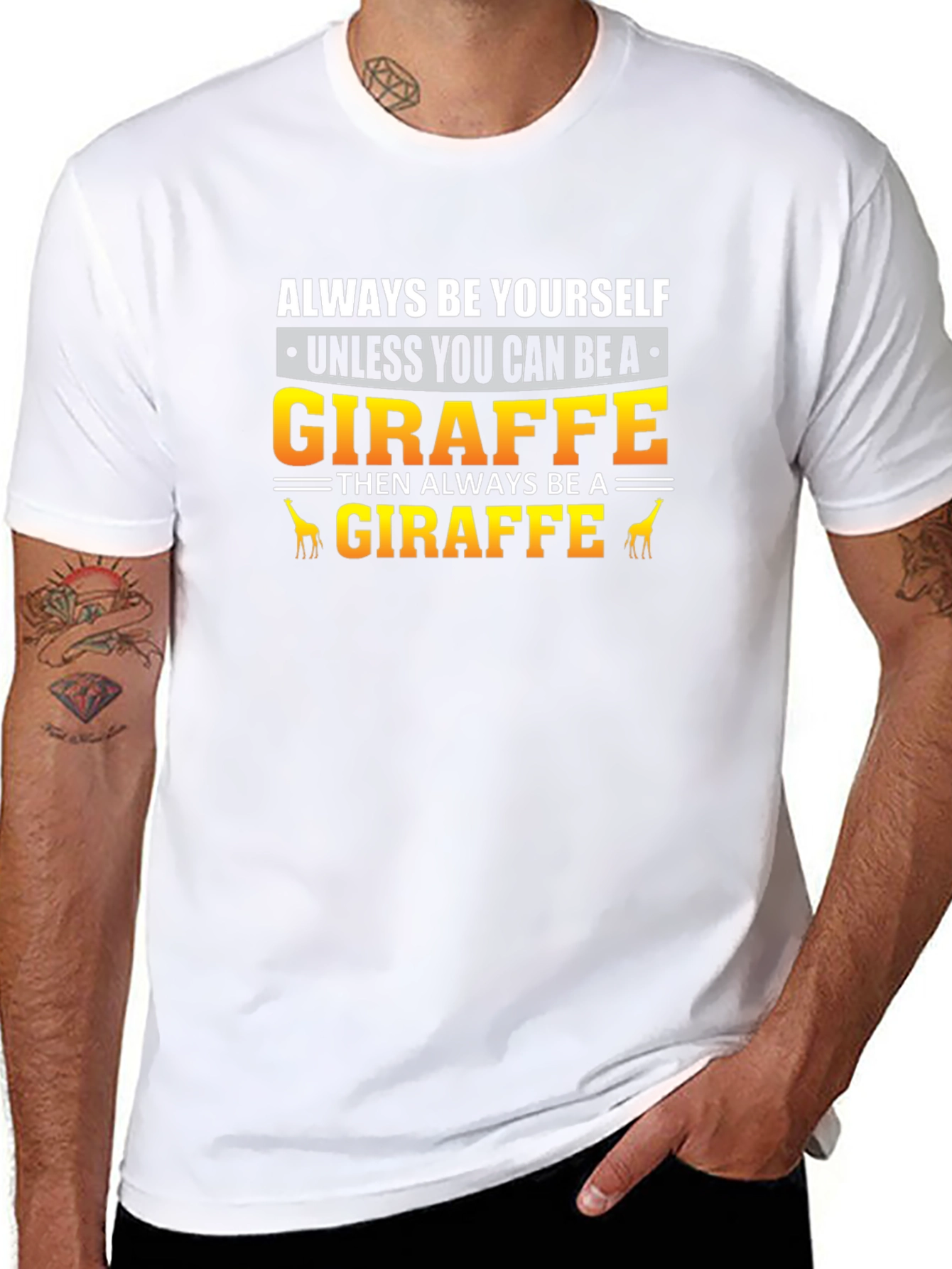 Always Be Yourself Giraffe T-Shirt
